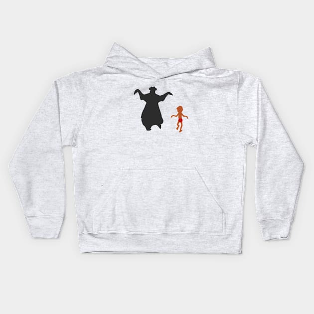 minimalist The Jungle Book Kids Hoodie by PWCreate